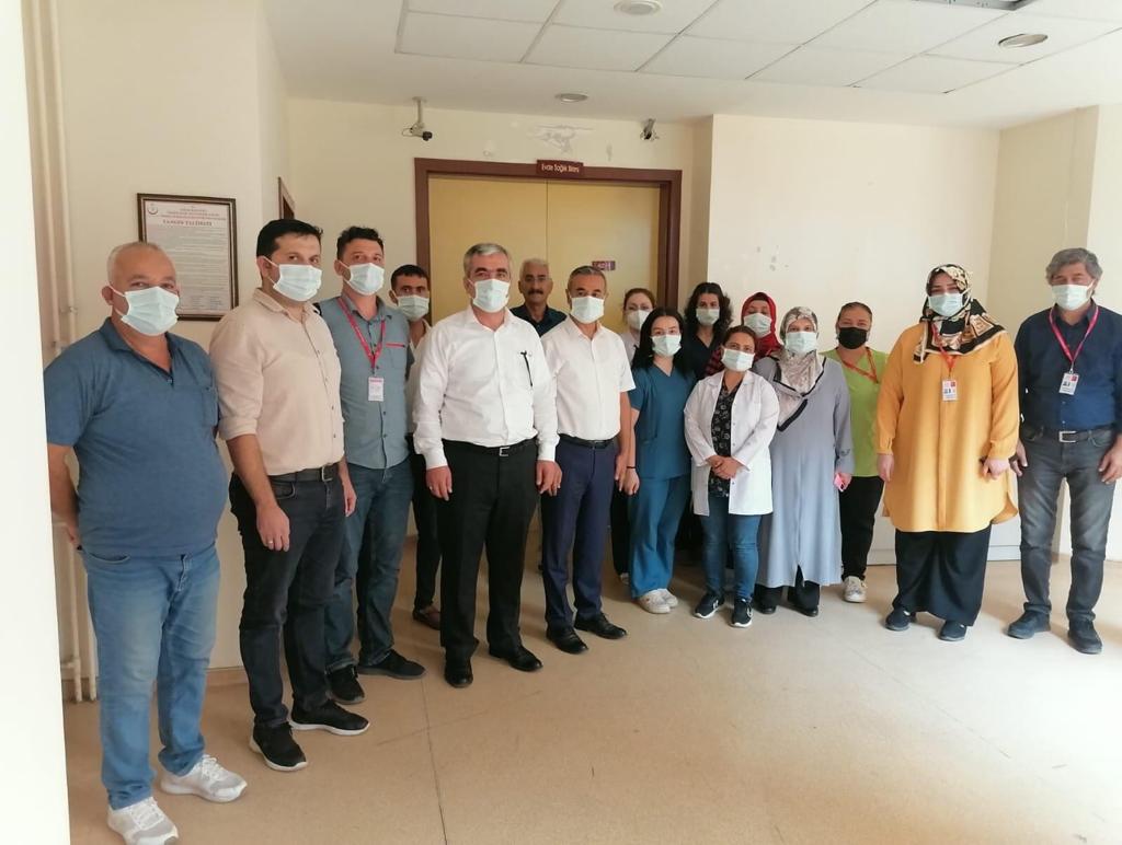 Osmaniye Evde Sağlık Hizmetlerine İl Sağlık Müdürümüzün Teşekkür Ziyareti